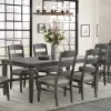 Intercon FR-TA-4278-PEW-C Foundry - Dining Table - Brushed Pewter