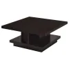 Coaster Fine Furniture 705168-S2 Reston - 2 Piece Square Coffee And End Table Set - Cappuccino