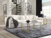 CoasterElevations 551454RAF Hobson - Upholstered RAF Chair - Ivory
