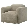 Coaster Fine Furniture 509816 Dorset - Fabric Upholstered Round Track Arm Accent Chair - Brown