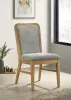 Coaster Fine Furniture 193732 Croyden - Dining Side Chair (Set of 2) - Gray / Weathered Natural