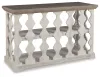 Ashley Furniture T814-5 Havalance - Console Sofa Table - Gray / White