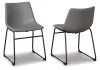Ashley Furniture D372-08 Ashley Furniture D372-08 Centiar - Dining UPH Side Chair (Set of 2) - Gray