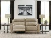 Ashley Furniture 5930247 Ashley Furniture 5930247 Next-Gen Durapella - 2 Seat PWR REC Sofa ADJ HDREST - Sand
