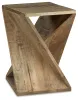 Ashley Furniture A4000510 Zalemont - Accent Table - Distressed Brown