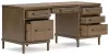 Ashley Furniture H769-21 Roanhowe - Home Office Desk - Brown