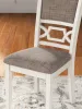 Ashley Furniture D423-325 Erinberg - Dining Room Table Set (Set of 6) - Antique White