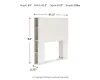 Ashley Furniture EB1024-163 Aprilyn - Twin Bookcase Headboard - White