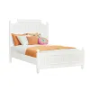 Samuel Lawrence Furniture S920-BR-K1 Savannah - Queen Poster Bed - White Finish - White