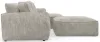 Jackson Furniture Industries 2306/63/76/28-01 Jackson Furniture Industries 2306/63/76/28-01 Bucktown - 2 Piece Sofa / RSF Chaise With Extra Thick Cuddler Seat Cushions & Cocktail Ottoman - Parchment