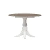 Liberty Furniture 244-T4444 Magnolia Manor - Drop Leaf Table - Antique White