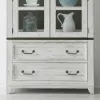 Liberty Furniture 237-CB4490 River Place - Curio Base - Riverstone White & Tobacco