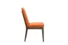 New Classic D7185B-20-ORG Maggie - Dining Chair With Cushion (Set of 2) - Terracotta / Walnut