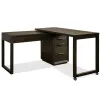 Riverside Furniture 23932 Prelude - Swivel Lift Top L-Desk - Dark Brown