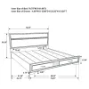 CoasterEveryday 205111KE Miranda - Wood Eastern King Storage Panel Bed - White