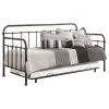 CoasterEssence 300398 Livingston - Metal Twin Daybed With Trundle - Dark Bronze