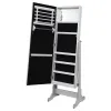 CoasterEssence 951017 Moore - Cheval Mirror With Jewelry Storage - Silver