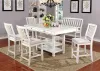 Furniture of America CM3194PBN Kaliyah - Counter Height Bench - Antique White