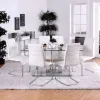 Furniture of America CM3362T-TABLE Richfield - Dining Table - Silver