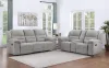 Coaster Fine Furniture 602551-S2 Gilson - 2 Piece Chenille Upholstered Sofa Set - Gray