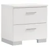 Coaster Fine Furniture 203511F-S5 Felicity - 5 Piece Full Bedroom Set - White High Gloss