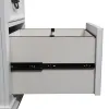Liberty Furniture 417-HOJ-OLSD Allyson Park - Optional L Shaped Desk Set - Wirebrushed White / Charcoal