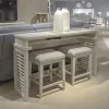 Liberty Furniture 465-OT-A3PCS Berkley Square - 3 Piece Console Set - Linen & Khaki