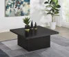 Coaster Fine Furniture 706408 Devar - Square Engineered Wood Cocktail Coffee Table - Black