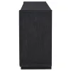 Coaster Fine Furniture 115395 Leandro - 2-Drawer Dining Sideboard Server - Burnished Black