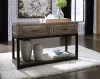 Ashley Furniture T444-4 Johurst - Sofa Table - Grayish Brown