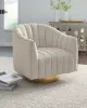 Ashley Furniture A3000241 Penzlin - Swivel Accent Chair - Pearl