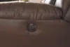 Ashley Furniture 3990496 Ashley Furniture 3990496 Stoneland - DBL REC PWR Loveseat w/Console - Chocolate