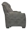 Ashley Furniture 2200415 Next-Gen Durapella - Power Reclining Sofa/Adj Headrest - Slate