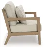 Ashley Furniture P560-835 Hallow Creek - Loveseat With Cushion - Driftwood