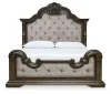 Ashley Furniture B947B4 Maylee - King Upholstered Bed - Dark Brown