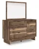 Ashley Furniture PCB3367B20 Chirason - Dresser And Mirror - Brown