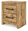 Ashley Furniture PCB1580-92 Maystonna - Two Drawer Night Stand - Brown