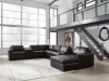 Ashley Furniture 74305S42 Ashley Furniture 74305S42 Modmax II - 8-Piece Sectional With RAF Corner Chaise And Storage Consoles - Black