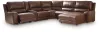 Ashley Furniture PCU62607S6 Ashley Furniture PCU62607S6 DeepWakes - 6-Piece Power Reclining Sectional With RAF Press Back Power Chaise And Storage Console - Canyon