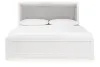 Ashley Furniture PCB1119B4 Maeling - King Upholstered Panel Bed - White