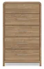 Ashley Furniture PCB1121-46 Gramburg - Five Drawer Chest - Warm Natural Brown