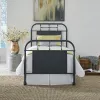 Liberty Furniture 179-BR17HFR-N Liberty Furniture 179-BR17HFR-N Vintage Series - Full Metal Bed - Navy