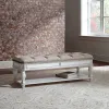 Liberty Furniture 244-BR47 Magnolia Manor - Bed Bench - Antique White