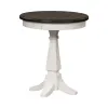 Liberty Furniture 417-OT1021 Allyson Park - Chair Side Table - Wirebrushed White / Charcoal