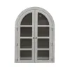 Liberty Furniture 237-CH4490 River Place - Curio Hutch - Riverstone White & Tobacco