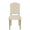 Riverside Furniture 92630 Mix-N-Match Chairs - Button Tufted Upholstered Chair (Set of 2) - Beige
