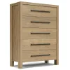 Riverside Furniture 91095 Davie - 5 Drawer Chest - Light Brown