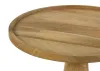 CoasterEssence 915105 Ixia - Round Solid Mango Wood Accent Side Table - Natural