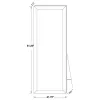CoasterEveryday 961633 Soline - Framed Standing Floor Mirror - Silver