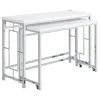 Coaster Fine Furniture 182714 Jackson - 4 Piece Multipurpose Counter Height Table Set - White